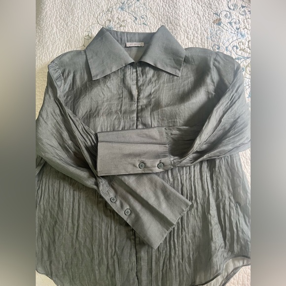 St. Agni Tops - St. Agni Small Blouse Dreamy Cotton Silk Blend Airy and Soft Luxurious Feel